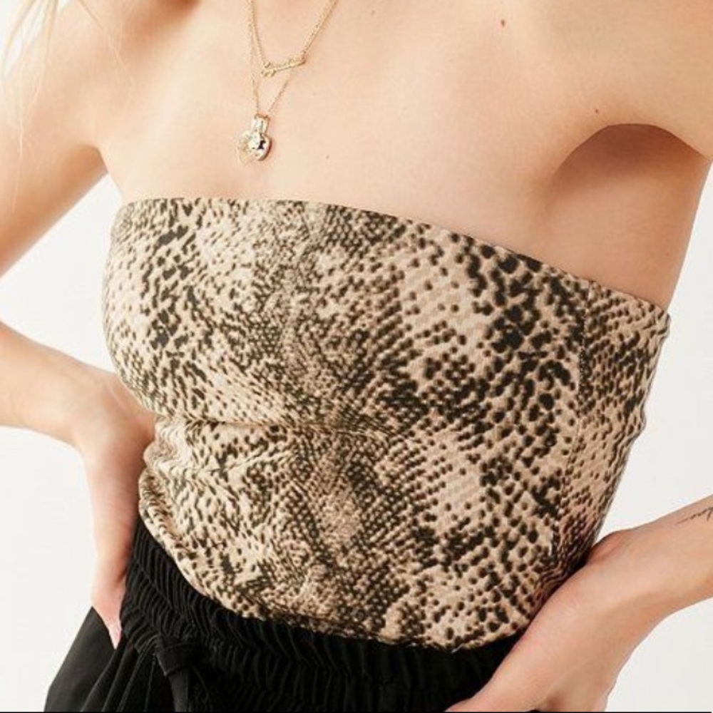 Urban Outfitters Silence and Noise Tal Tube Top Snake